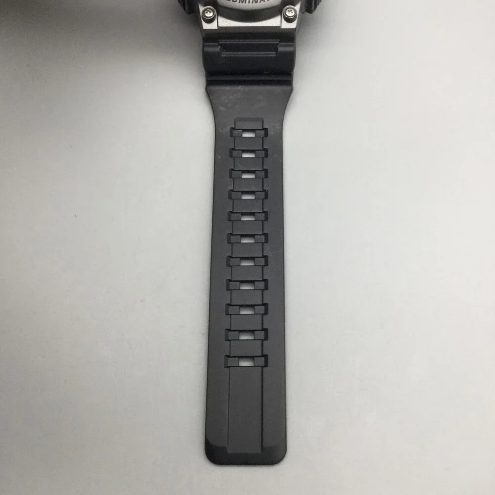 Casio 5208 AQ-S810W Mens Watch 45mm Black Dial Tough Solar 5 Alarms